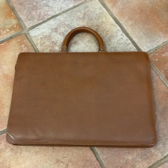 Vintage Dolce Vita leather briefcase - Picture 2 of 6